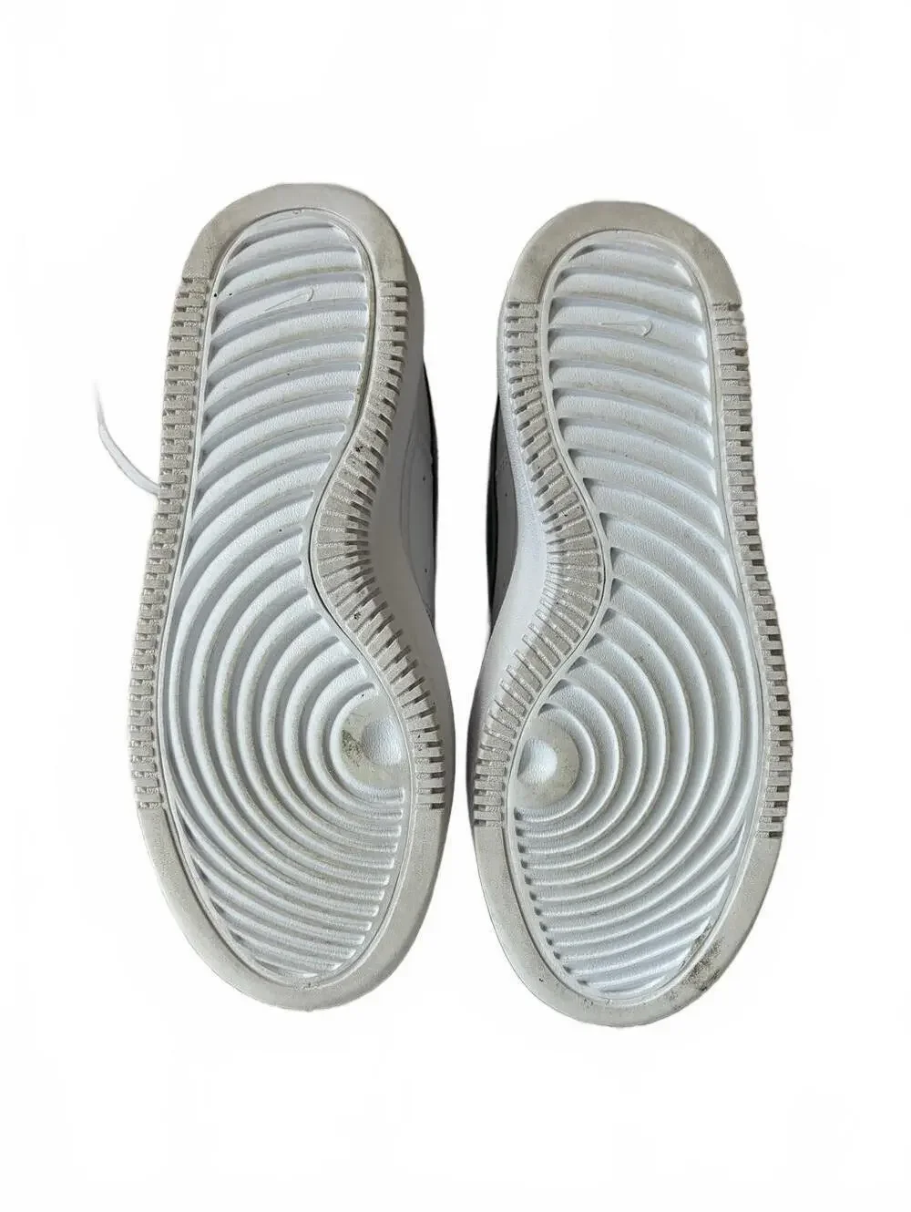 Nike Court Vision Alta Platform White/Grey Platform Sneakers Size 6.5